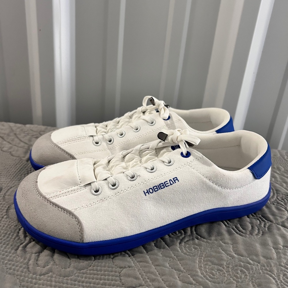 Hobibear Barefoot Sneakers Royal Blue Wide Toe Box Minimalist Shoes unisex W8/M7